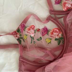 Gorgeous Victoria Secret Pink Floral Top